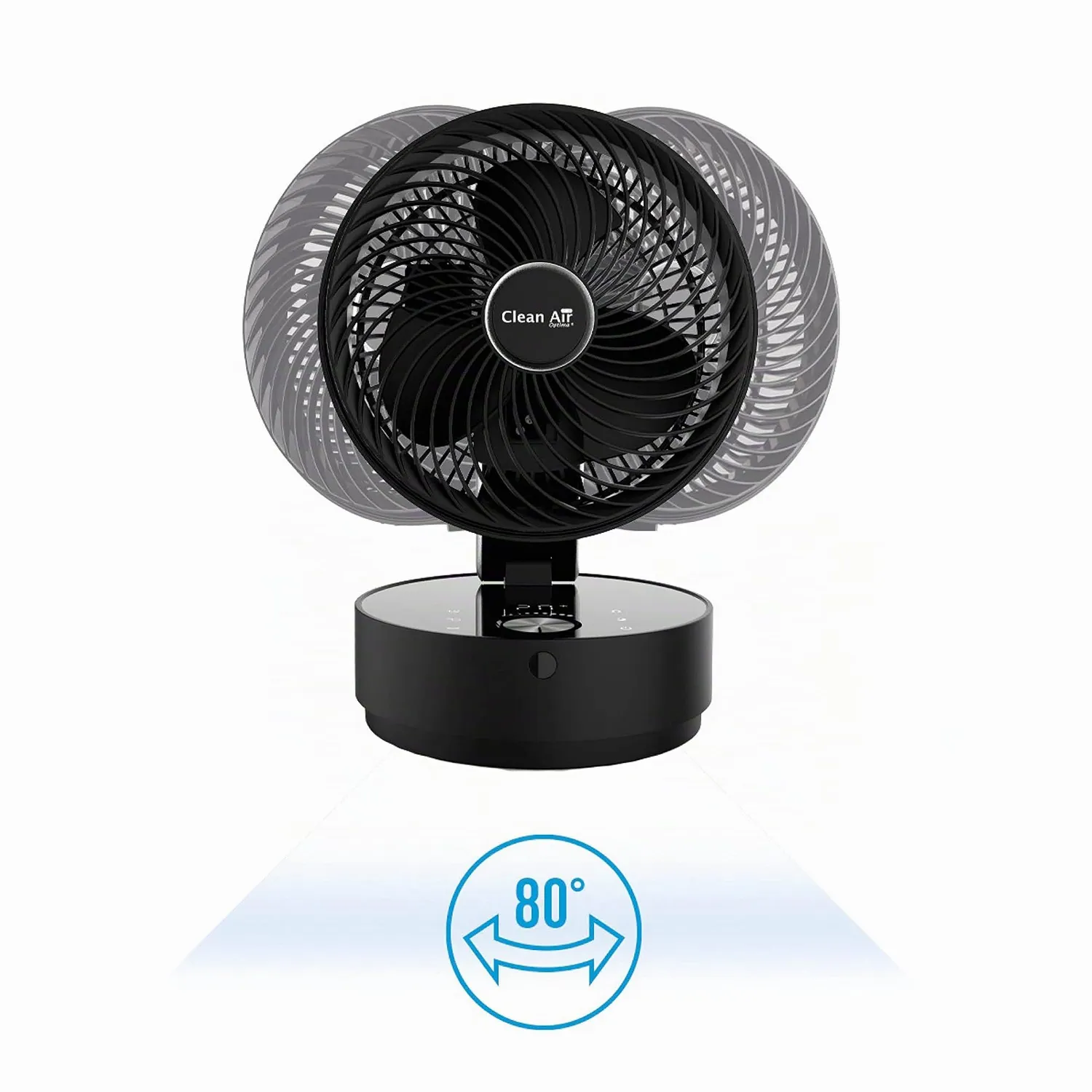 Clean Air Optima CA-404 ventilateur circulateur noir ioniseur