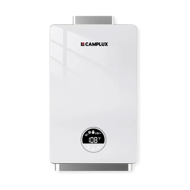 Camplux 3,18 GPM chauffe-eau gaz instantané intérieur blanc