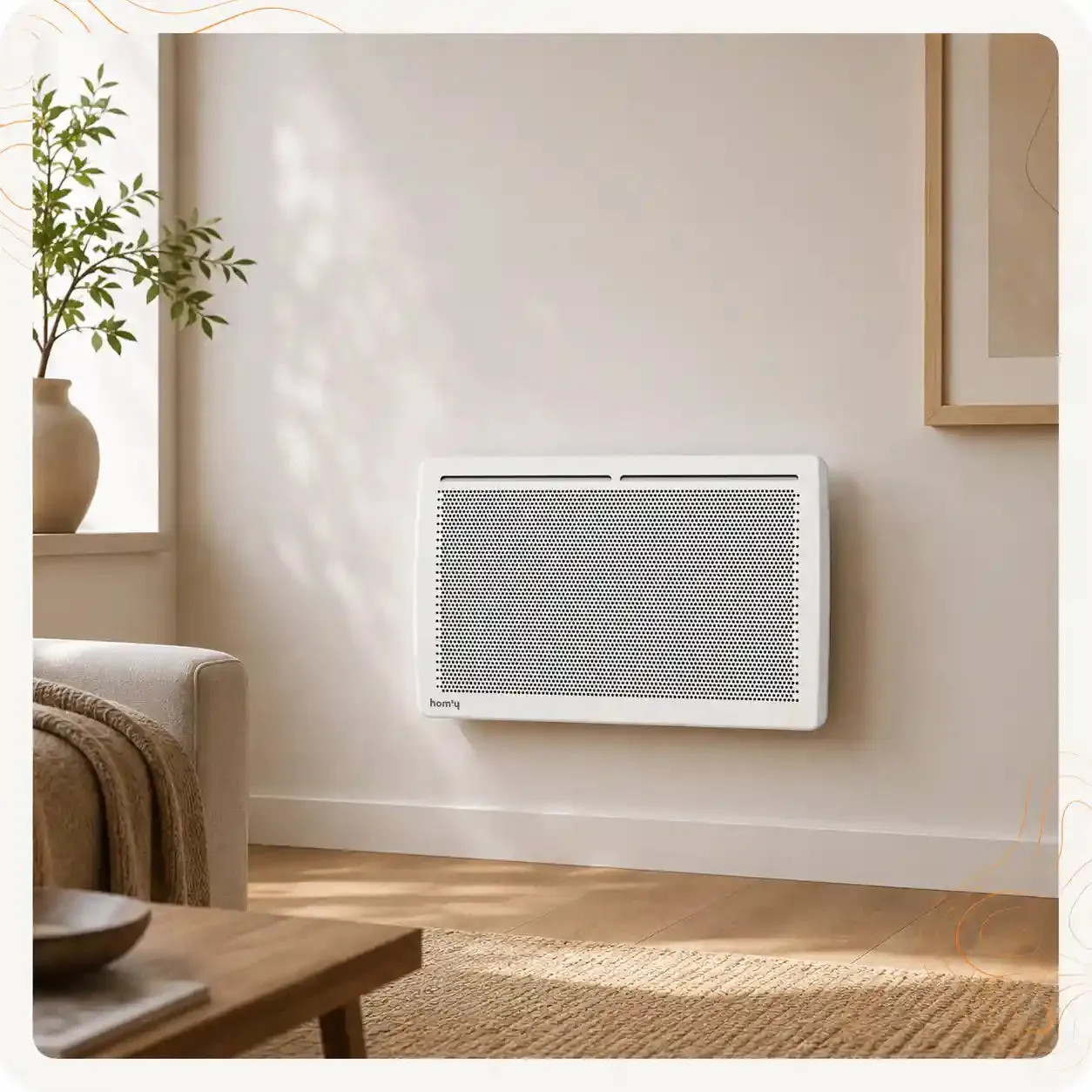 Bestherm Vail radiateur rayonnant 1000W chaleur immédiate