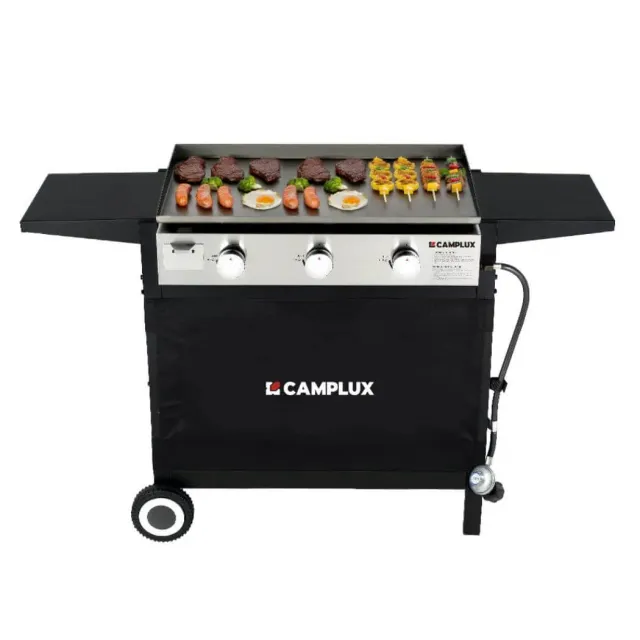 Camplux 33000 BTU plancha gaz 3 brûleurs extérieur LP