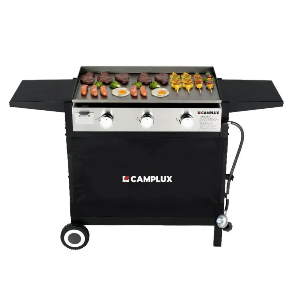 Camplux 33000 BTU plancha gaz 3 brûleurs extérieur LP