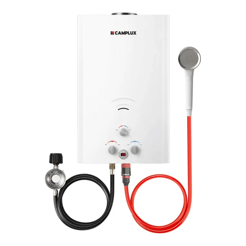 Camplux 20 L chauffe-eau gaz extérieur 5,28 GPM blanc