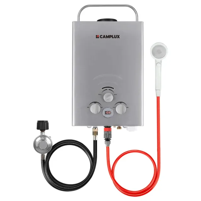 Camplux Chauffe-eau gaz portable 6L 1,58 GPM propane