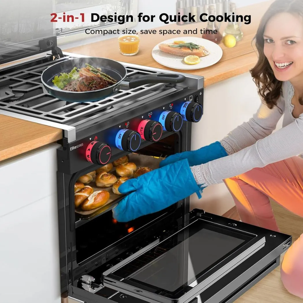 Camplux Elite cuisinière camping-car four gaz 3 feux