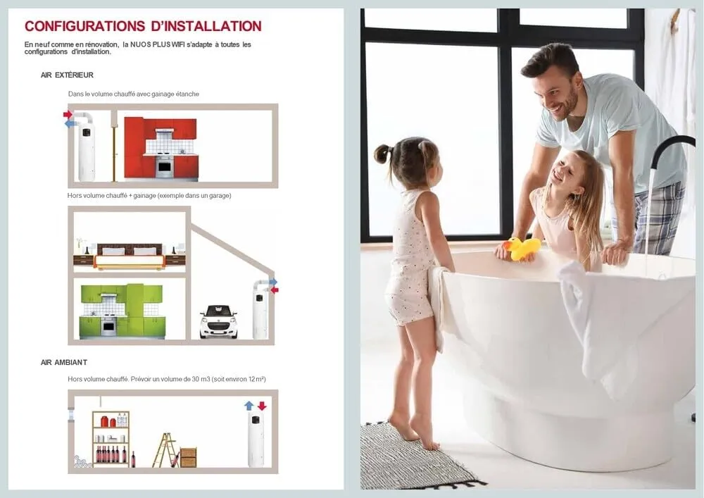 Ariston Hotpoint Nuos Plus Wifi 200L thermodynamique A+