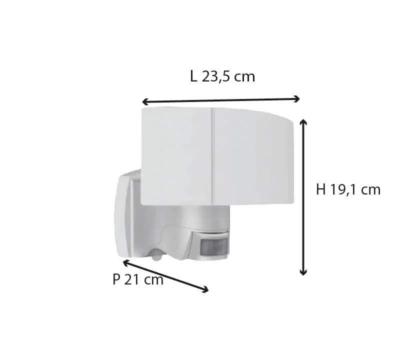 Voltman Naos A++ applique solaire 1000lm détecteur IP44