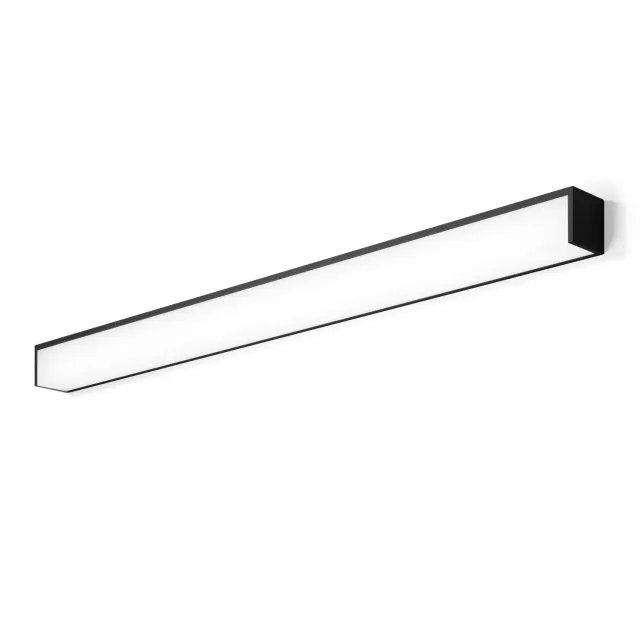 Voltman 60 cm réglette salle de bain LED noire 1250 lm IP44