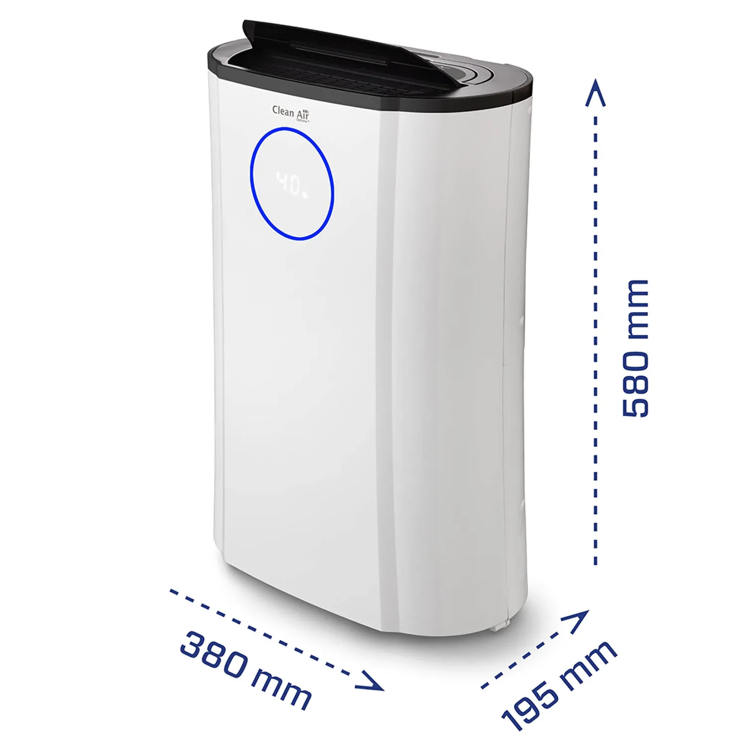 Clean Air Optima CA-707 déshumidificateur 20 L/jour 70 m² silencieux