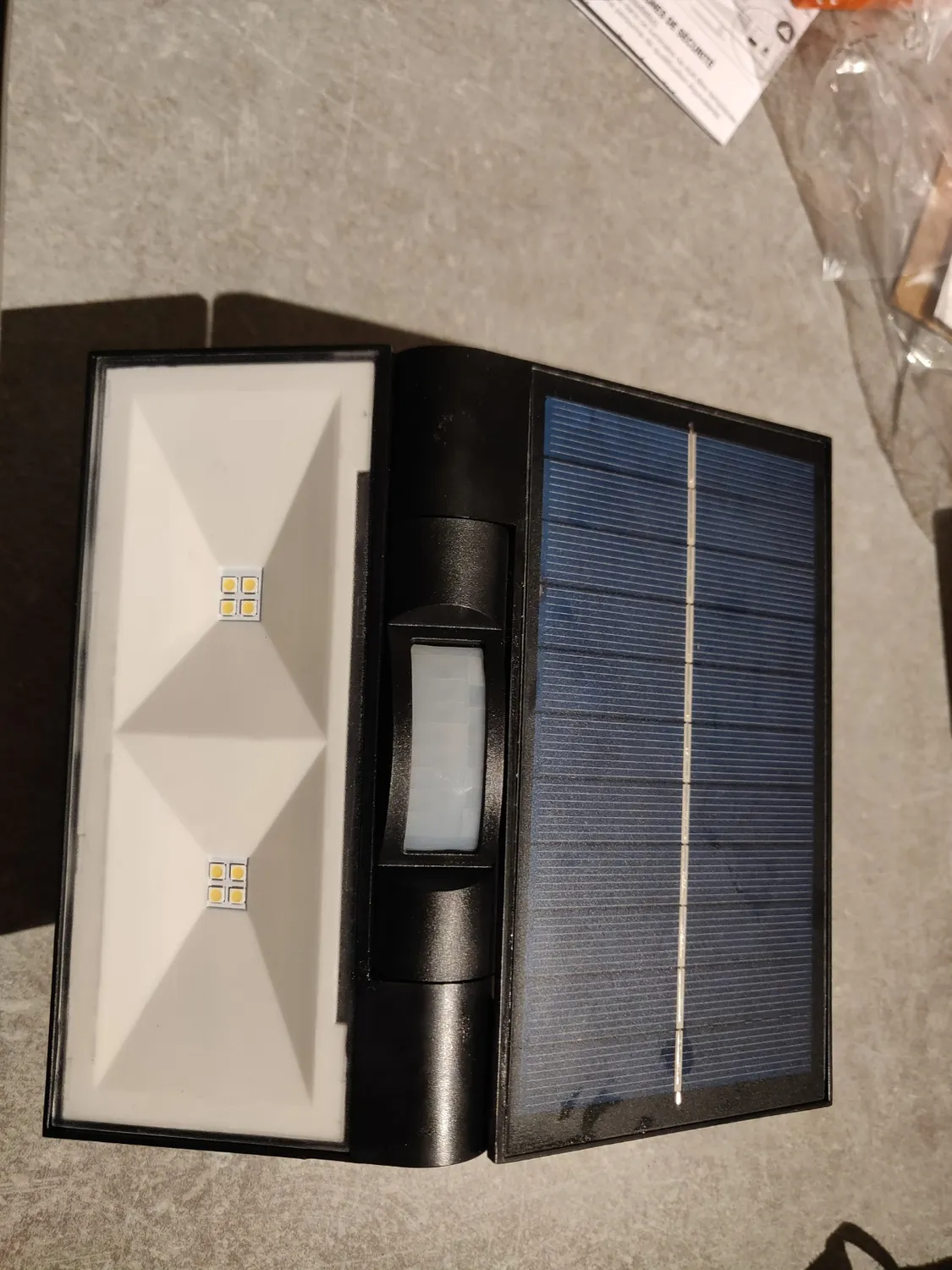 Voltman applique solaire 400lm détecteur A++