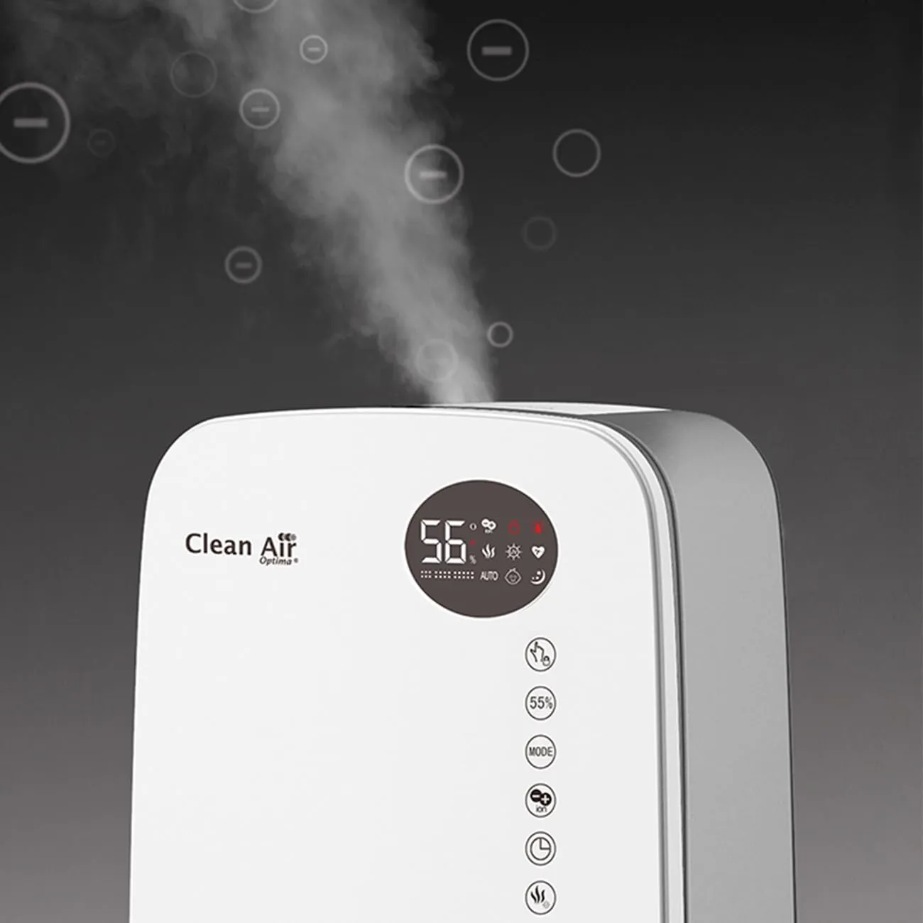 Clean Air Optima CA-607W humidificateur ultrason 65 m² UVC