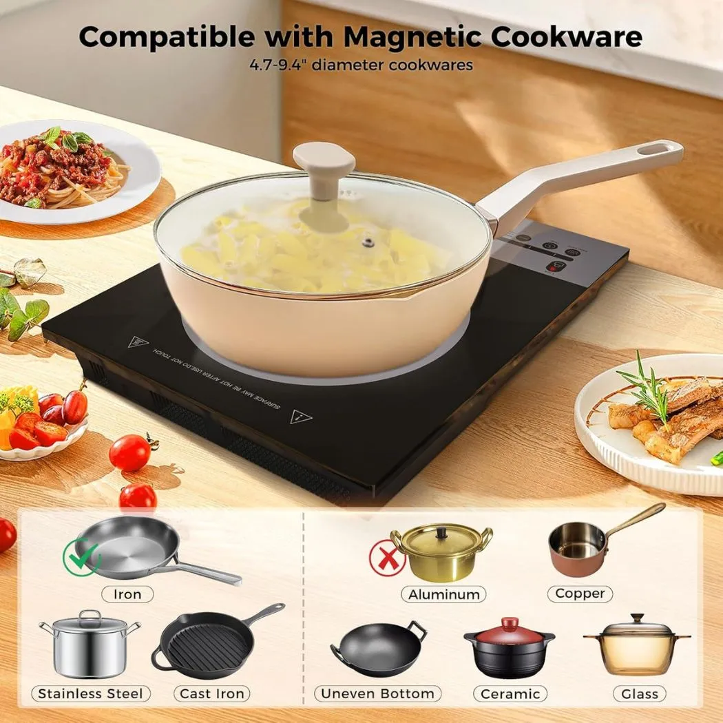 Camplux plaque induction portable 1800W 1 feu