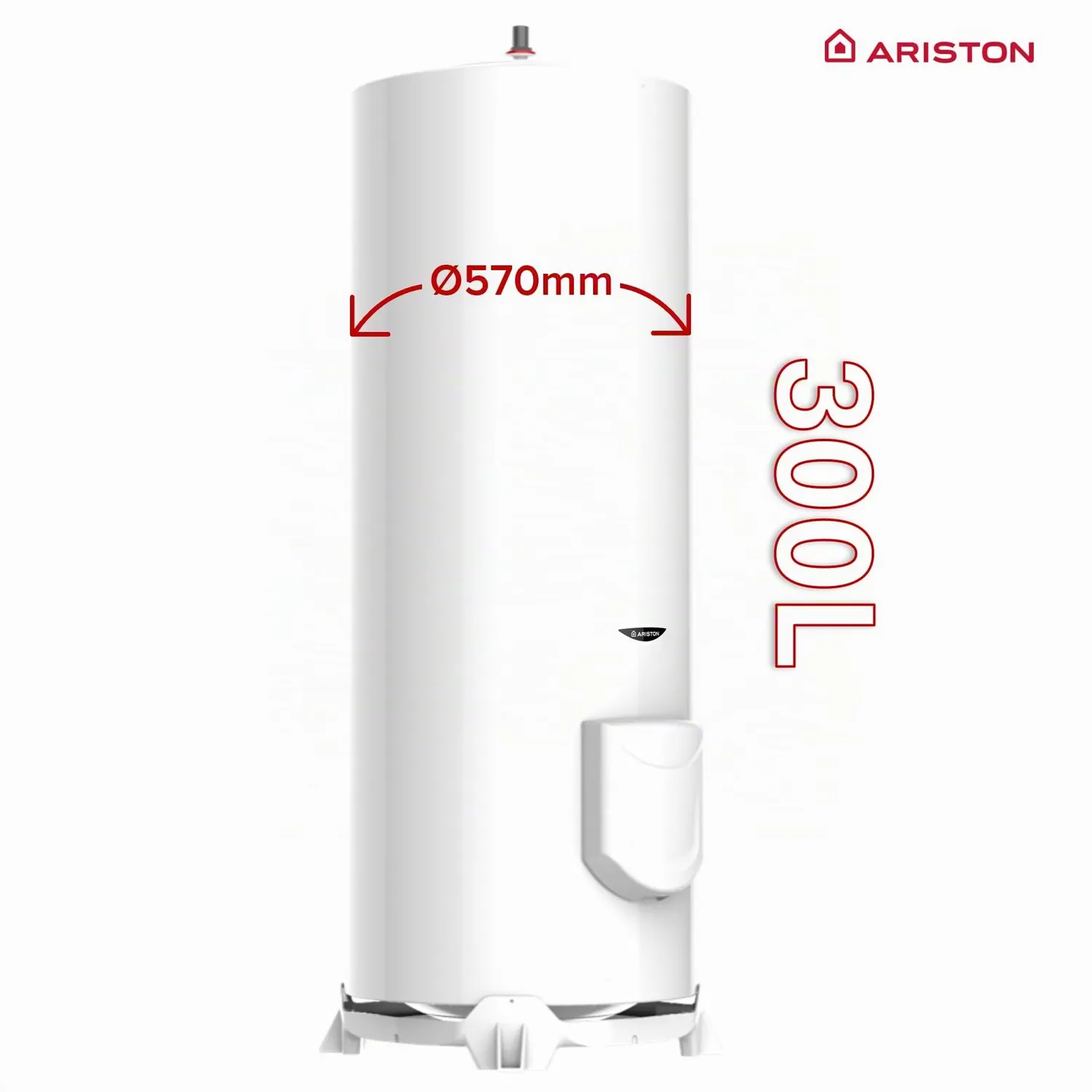 Ariston Initio 300 L chauffe-eau électrique sol 300L blindé