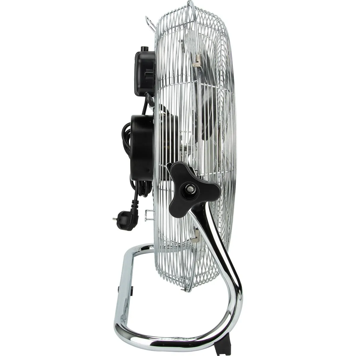 Voltman ventilateur brasseur d'air 45 cm chrome 1750 m3/h
