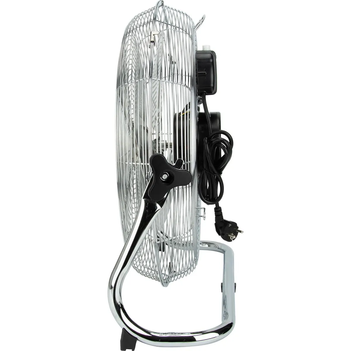 Voltman ventilateur brasseur d'air 45 cm chrome 1750 m3/h