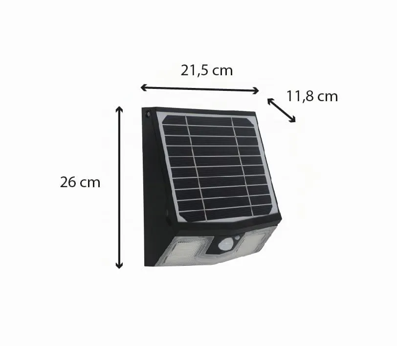 Voltman Eos applique solaire détecteur mouvement IP65