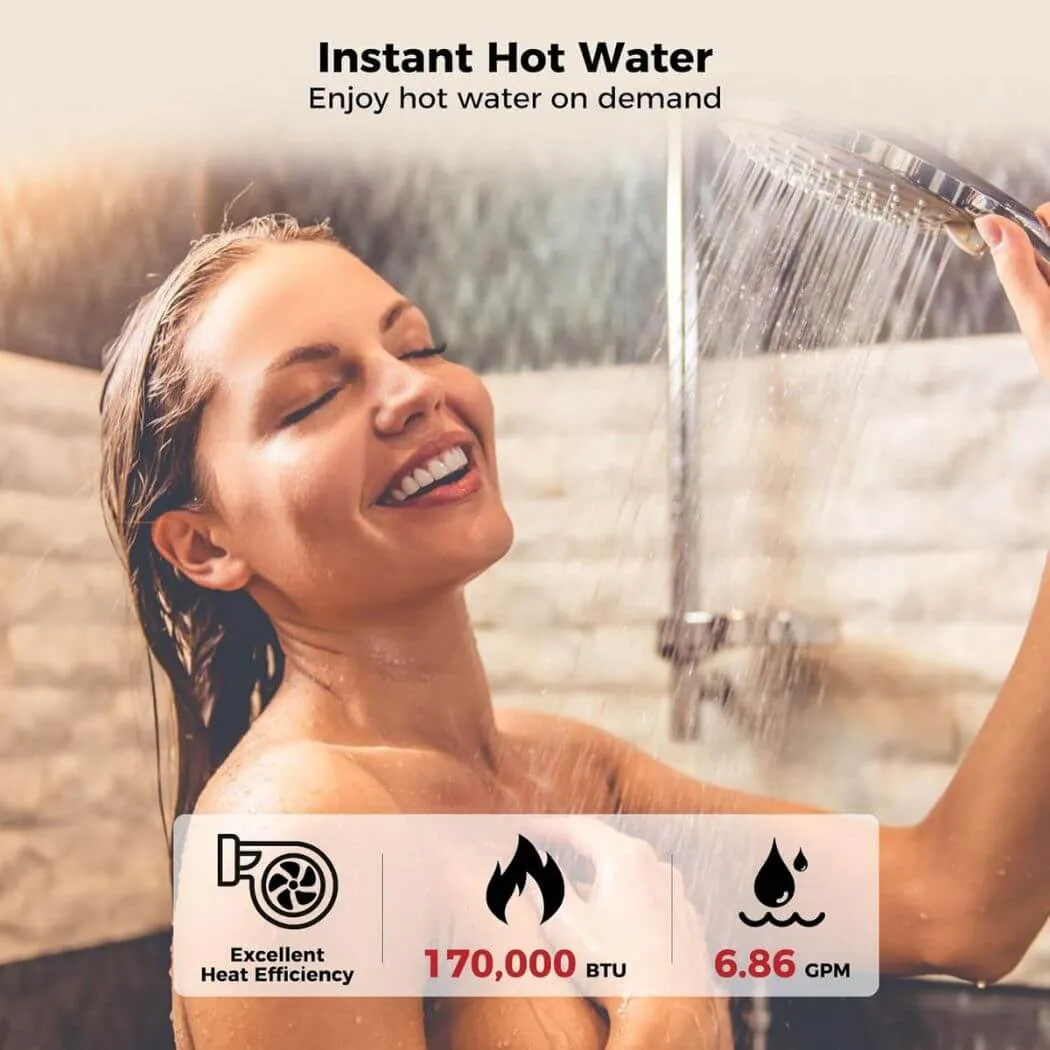 Camplux Climatech-7 chauffe-eau gaz sans réservoir 6,86 GPM