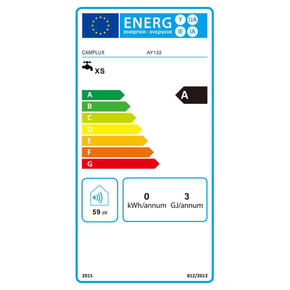 Camplux AY132N Chauffe-eau portable gaz 5L 37 mbar