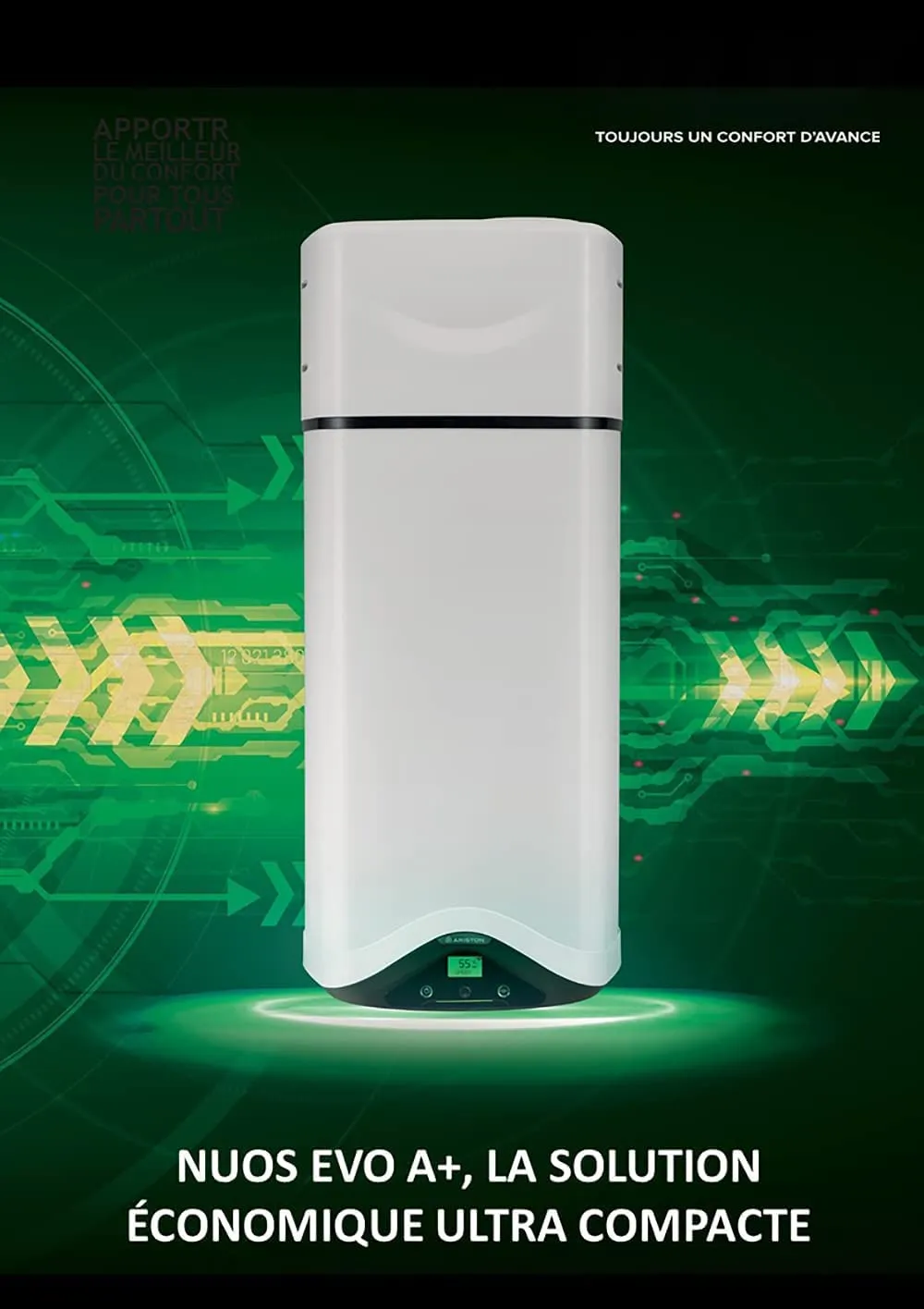 Ariston Nuos Evo A+ chauffe-eau thermodynamique 110L