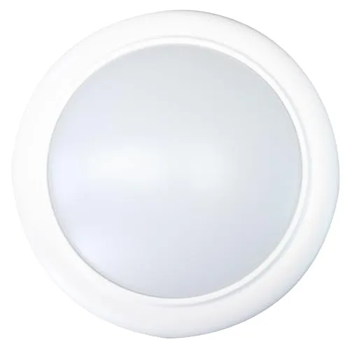 Voltman hublot extérieur rond blanc 1050lm 6500K IP54