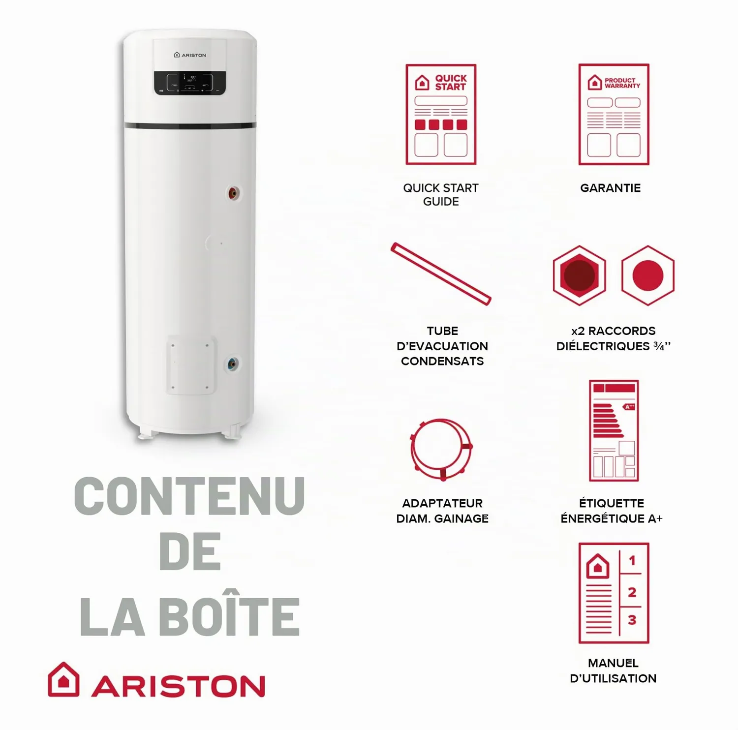 Ariston Hotpoint Nuos Plus S2 Wifi 200L thermodynamique