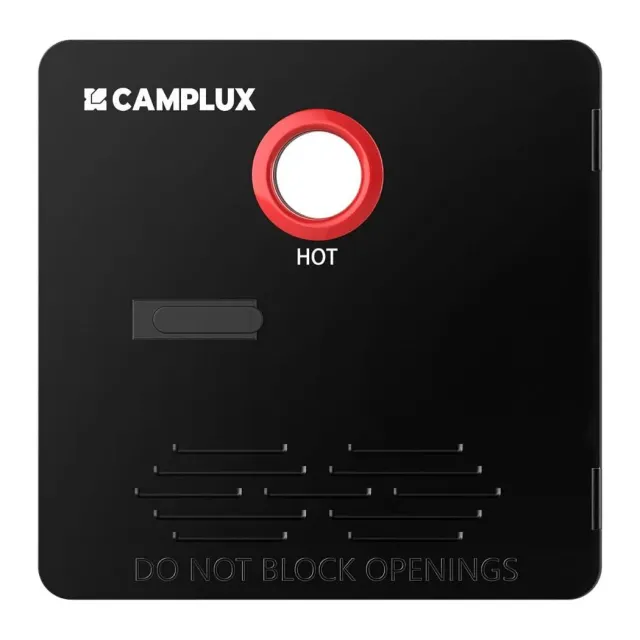 Camplux porte accès 15x15 chauffe-eau camping-car noir