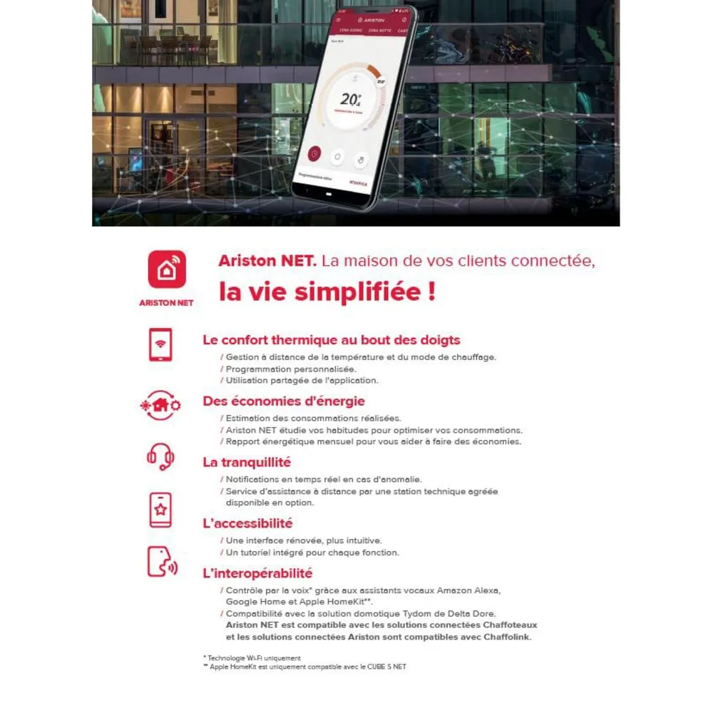 Ariston Hotpoint Nuos Plus Wifi 200L thermodynamique A+