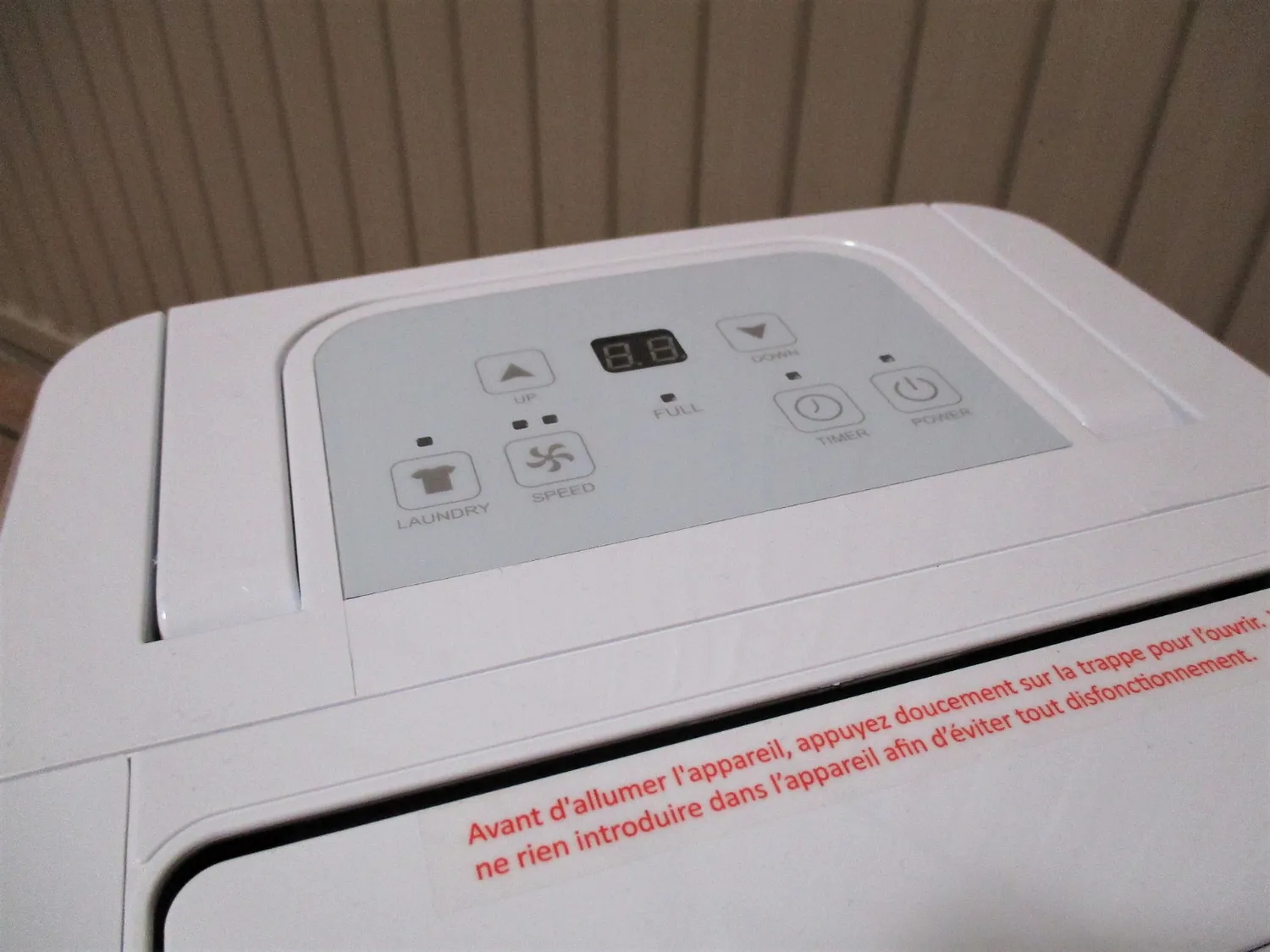 Voltman Tempo VOM541110 déshumidificateur 20 L/jour blanc