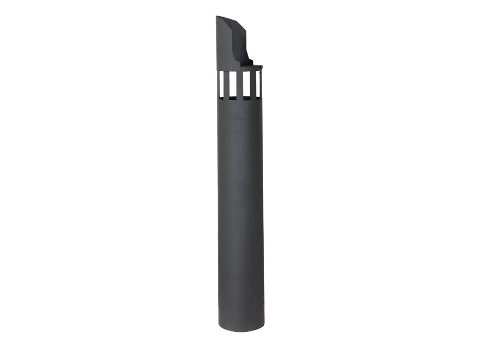 Thermobile Cheminée Ø150 chapeau intégré anthracite