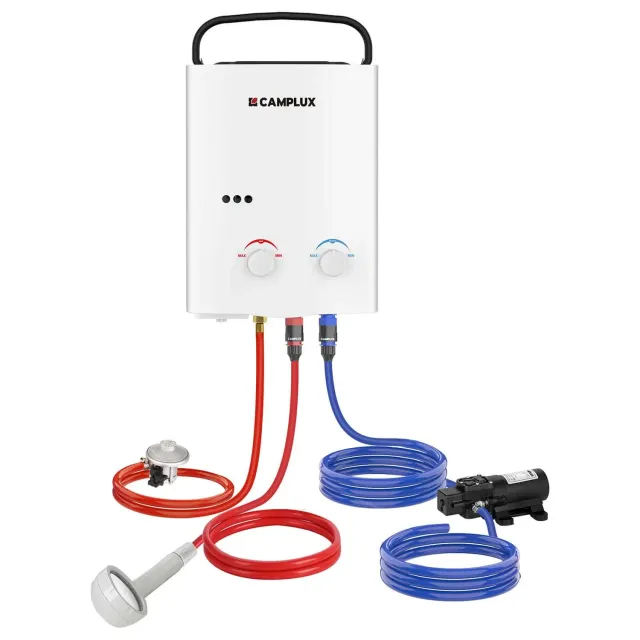 Camplux AY132P43 chauffe-eau gaz portable 5L propane 10 kW