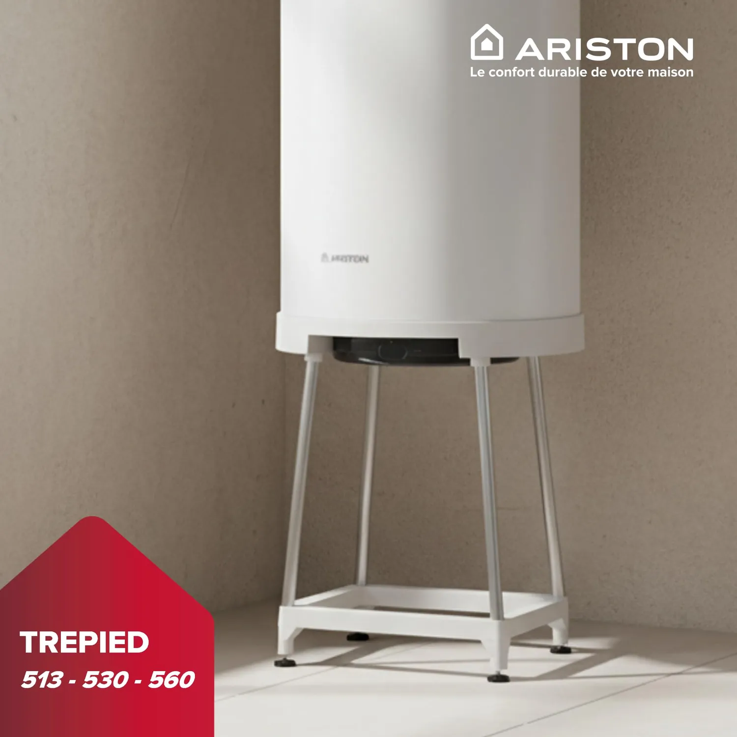Ariston Hotpoint 4090027 trépied chauffe-eau 450 kg réglable