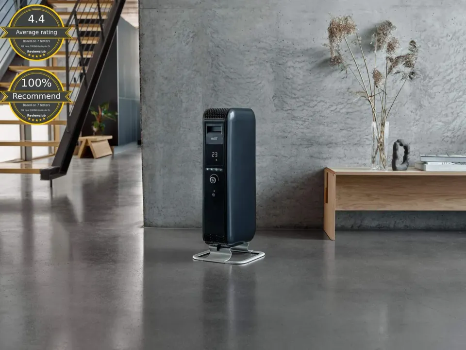 Mill Gentle Air 1000W radiateur bain d'huile noir