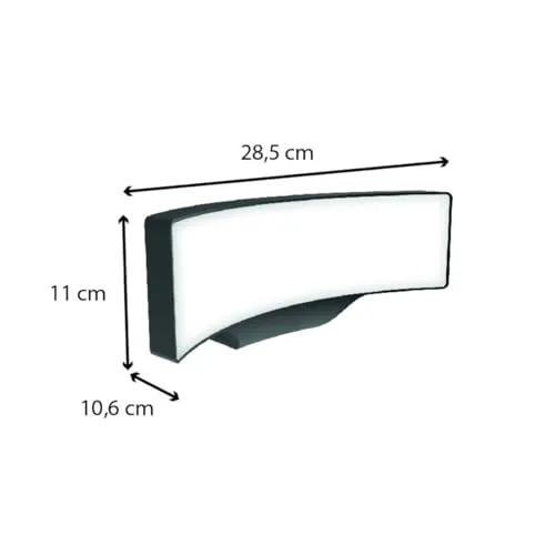 Voltman applique murale extérieure 13W sans détecteur