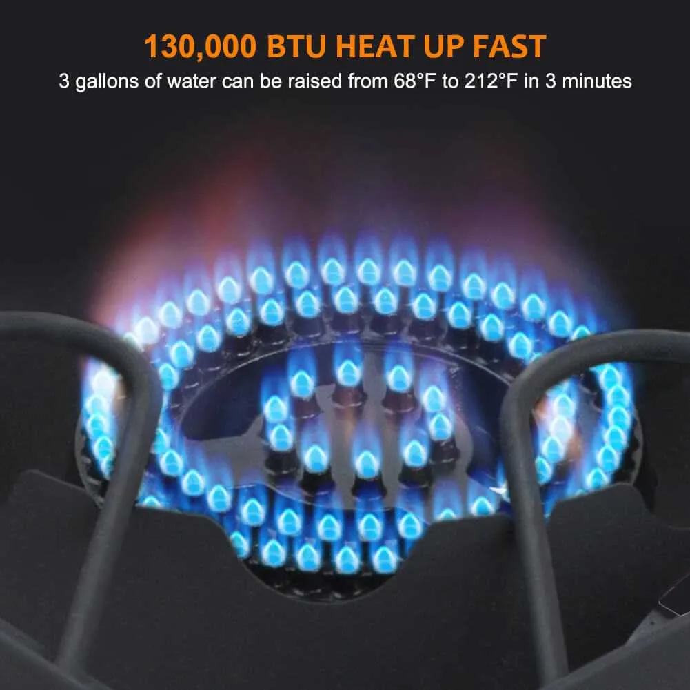 Camplux brûleur propane haute pression 130000 BTU fonte