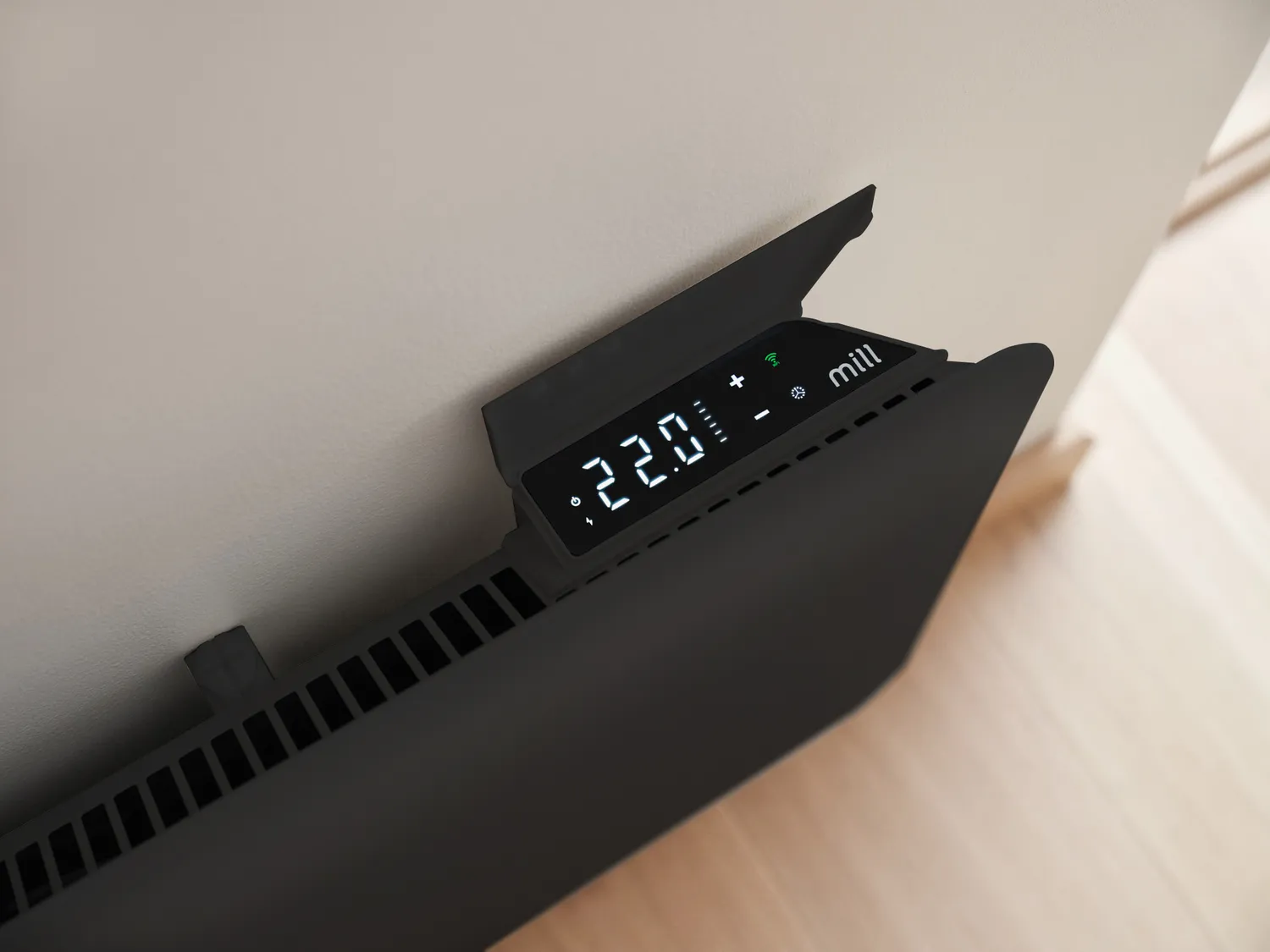 Mill Invisible Smart WiFi Gen 4 radiateur panneau 700W noir