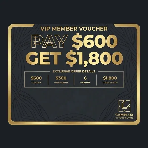 Camplux carte membre VIP crédit 1800