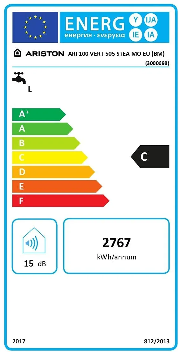 Ariston Hotpoint Sagéo chauffe-eau électrique 100 L stéatite
