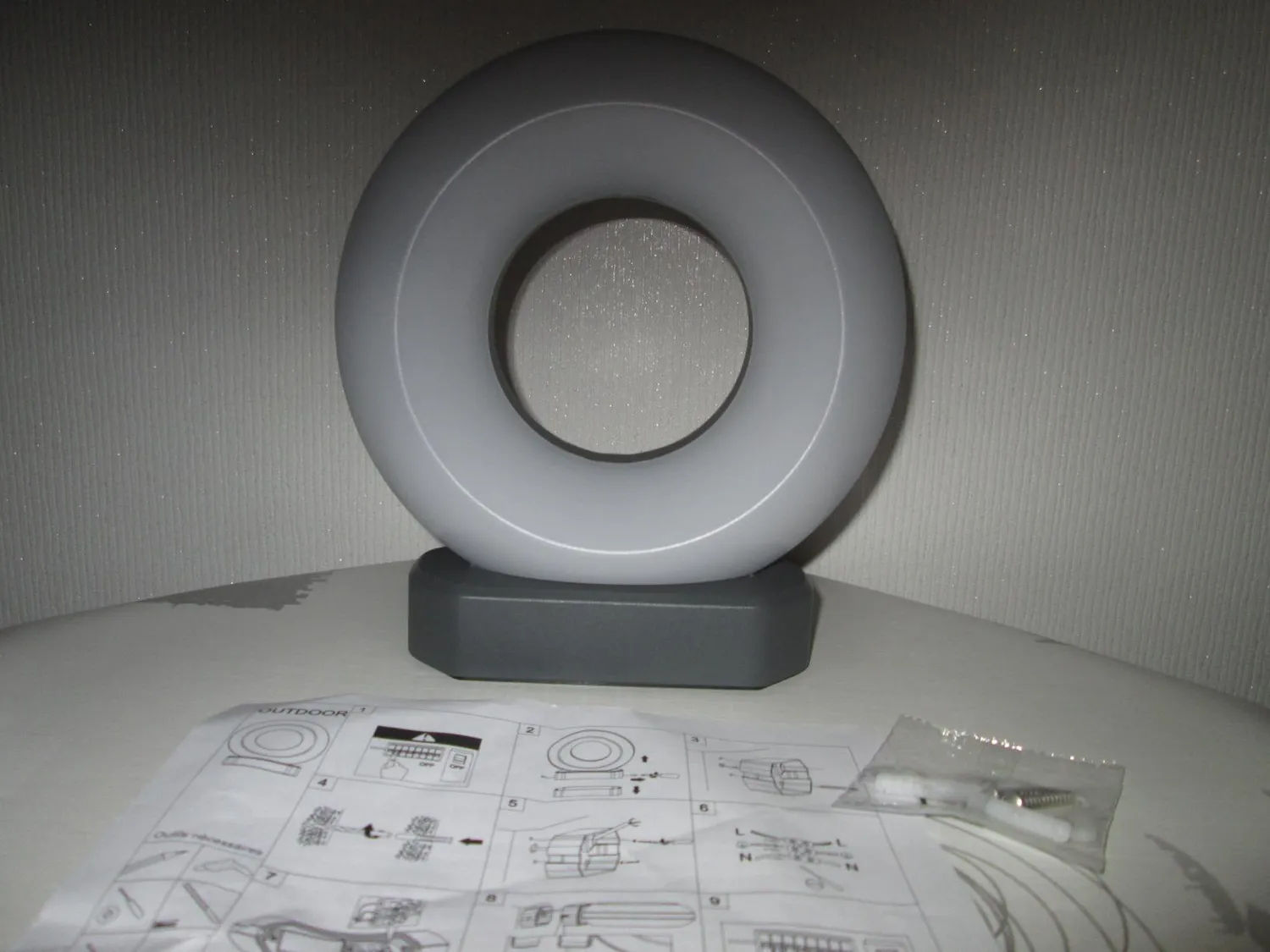 Voltman applique extérieure IP65 1300lm 3000K gris