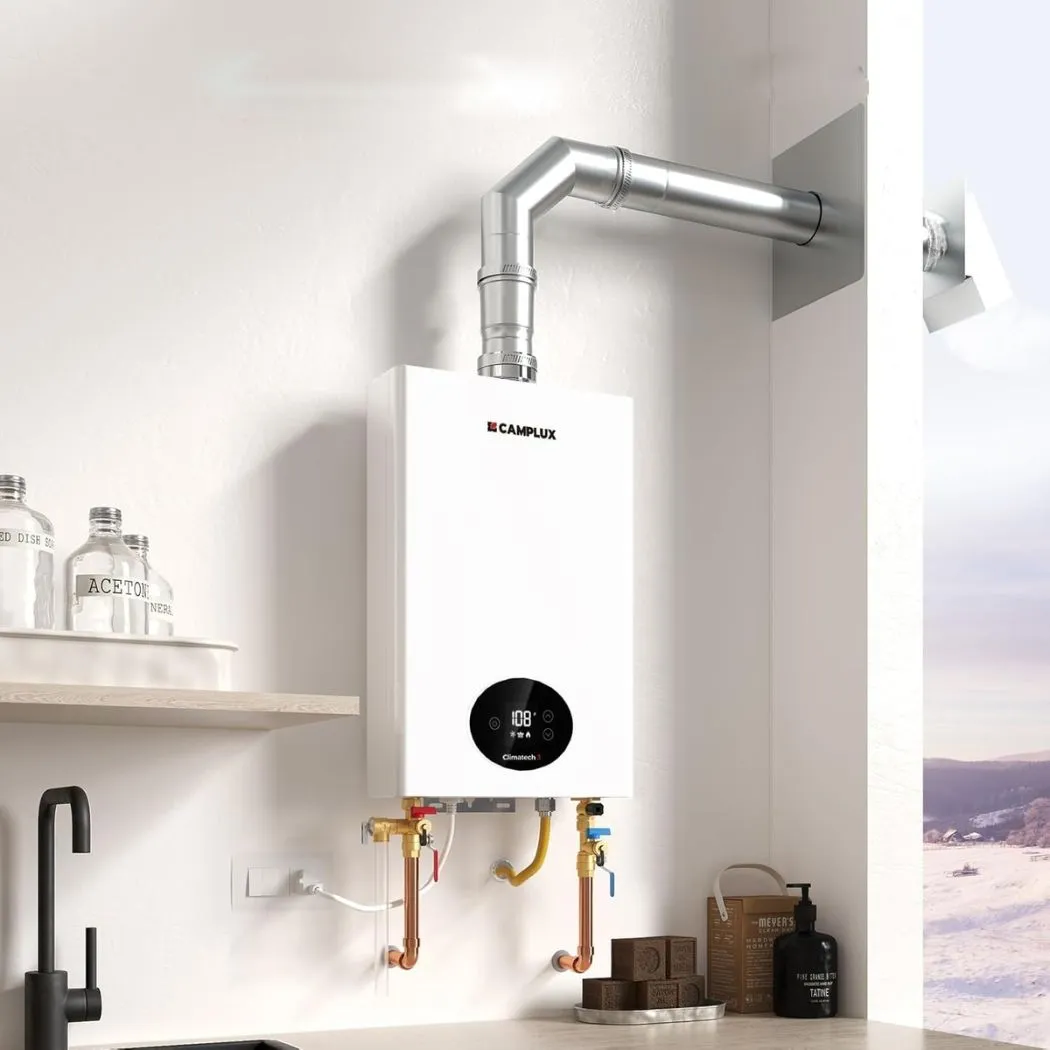 Camplux kit vannes 3/4" laiton entretien chauffe-eau