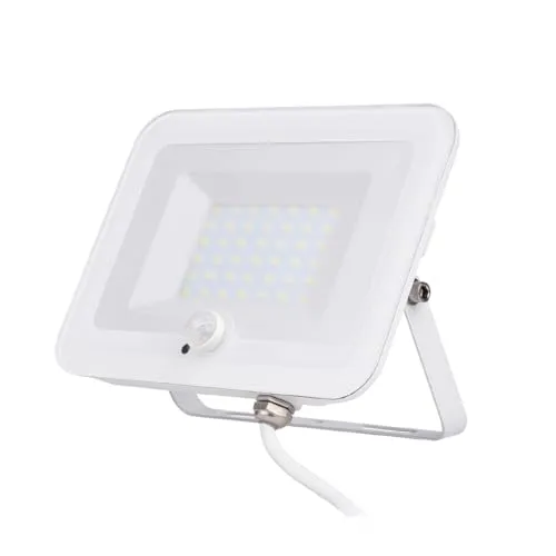 Voltman projecteur LED détecteur blanc 20W 2000lm