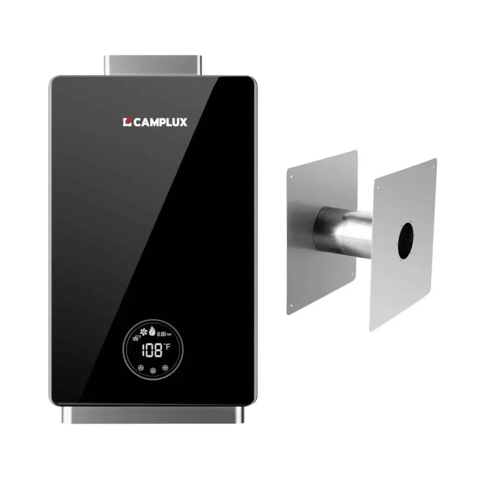 Camplux 3.18 GPM chauffe-eau gaz intérieur propane noir