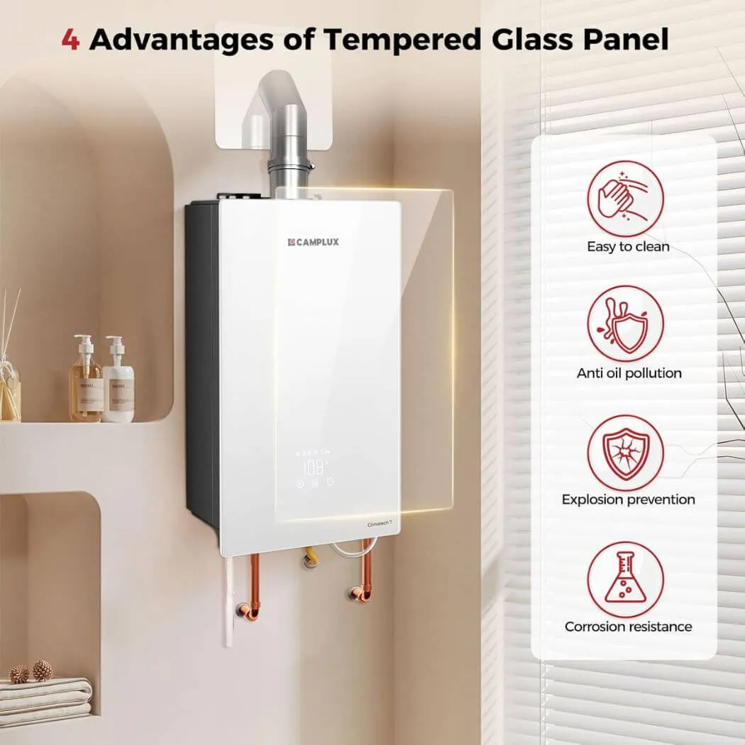 Camplux Climatech-7 chauffe-eau gaz sans réservoir 6,86 GPM