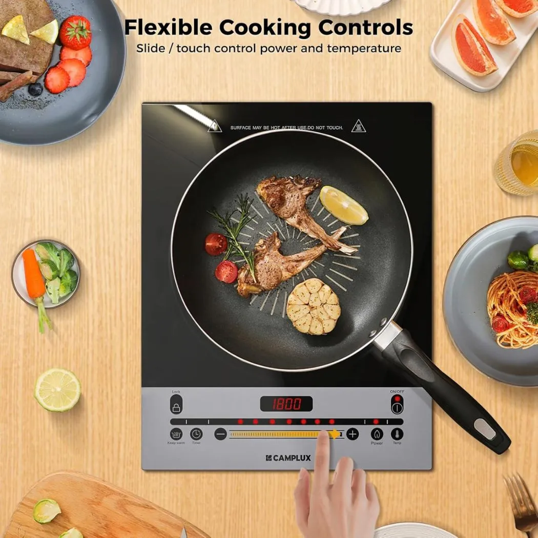 Camplux plaque induction portable 1800W 1 feu