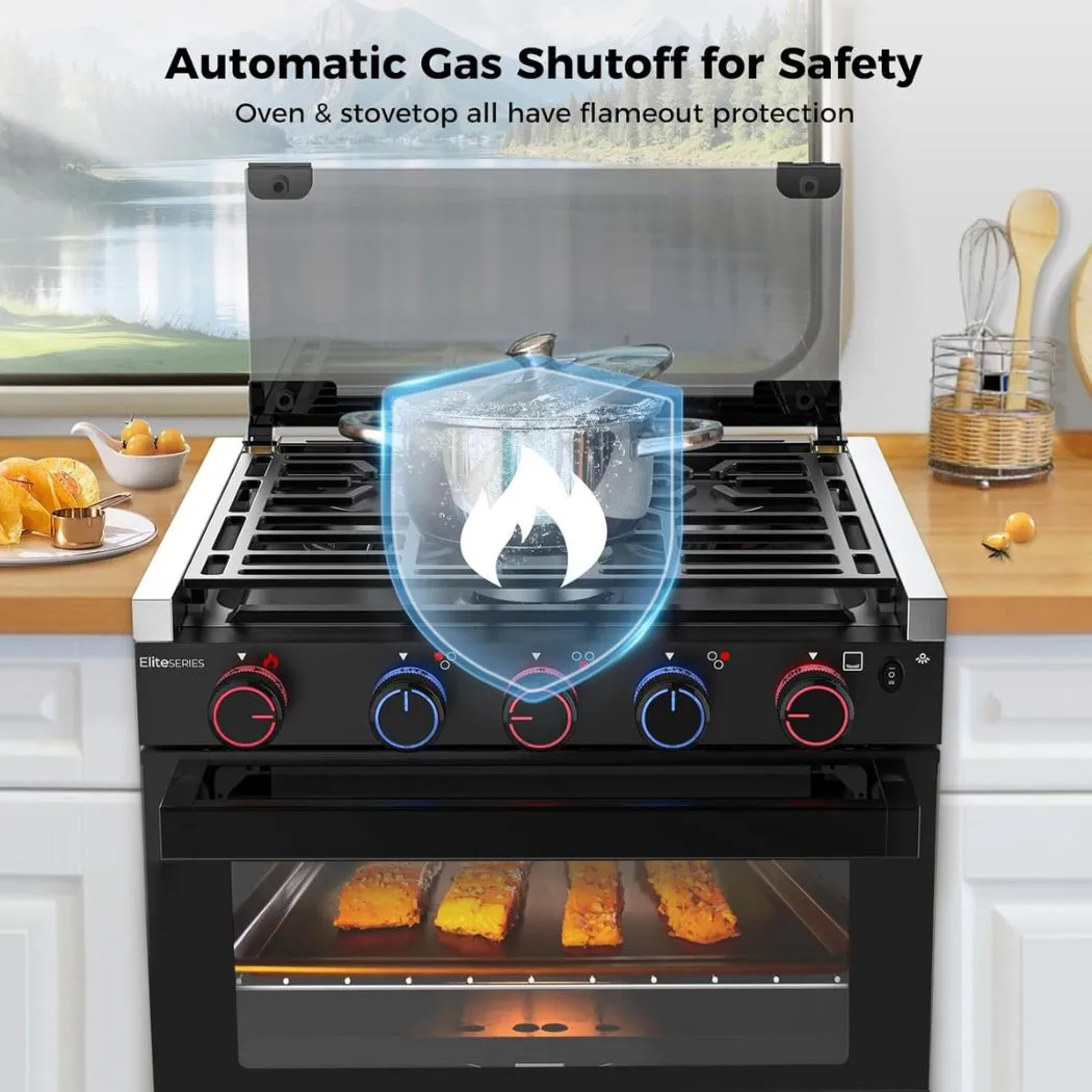 Camplux Elite cuisinière camping-car four gaz 3 feux