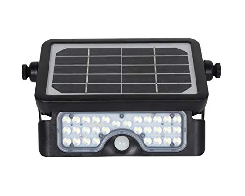 Voltman Eko VOM069212 applique solaire détecteur noir