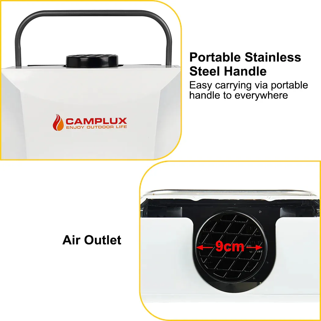 Camplux 8L chauffe-eau gaz portable pompe douchette