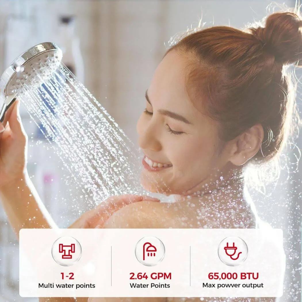 Camplux intérieur 2,64 GPM chauffe-eau gaz blanc propane 10 L