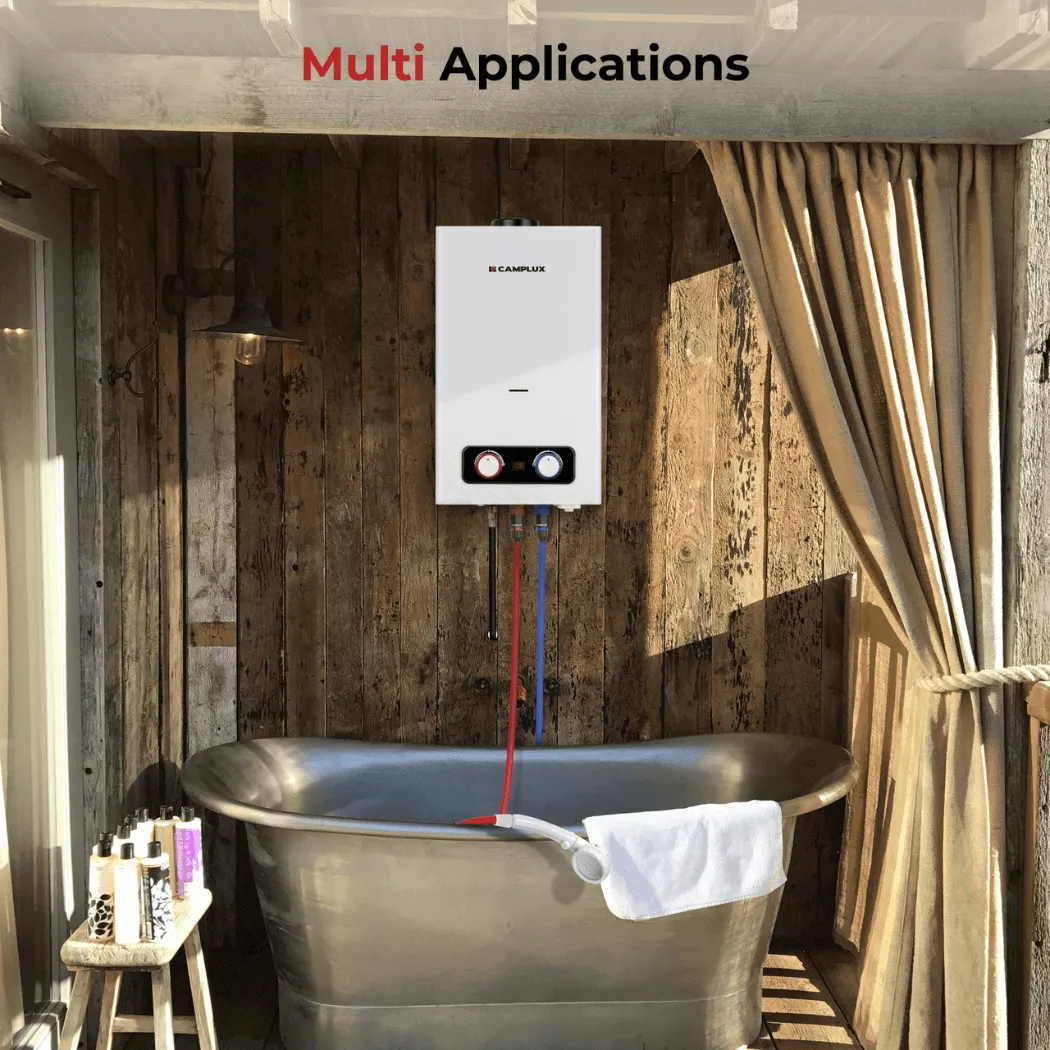 Camplux 2,64 GPM chauffe-eau camping blanc 10 L/min