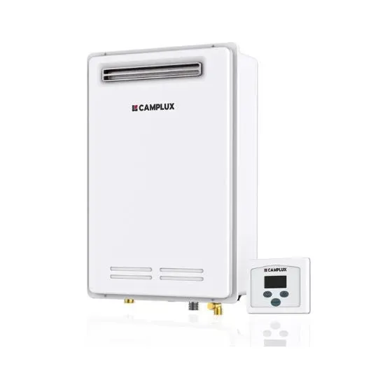 Camplux Pro 5,28 GPM chauffe-eau gaz maison 20 L propane blanc