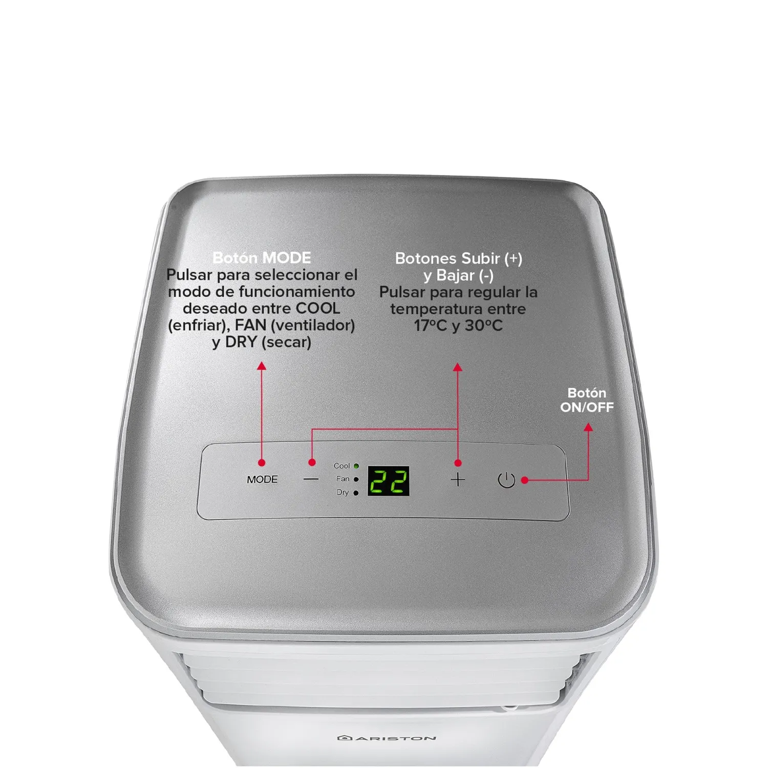 Ariston Hotpoint Mobis 9 climatiseur mobile 9000 Btu/h