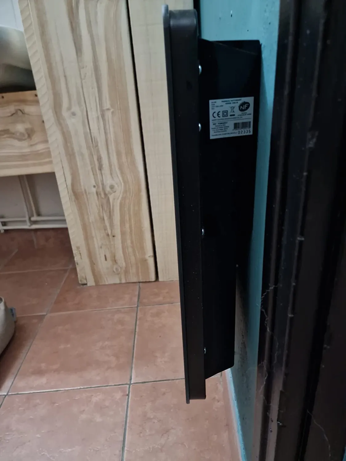 Voltman VOM540017 panneau rayonnant 1500 W noir